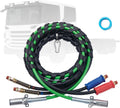 15FT Semi Truck Air Lines Kit 3-in-1 ABS Power Line - Organized