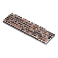 Typewriter Style Mechanical Gaming Keyboard with Lipstick Keycaps