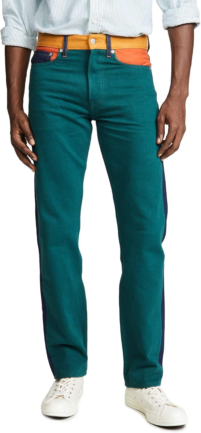 Calvin Klein Men's Straight Fit Jeans for Modern Style and Comfort
