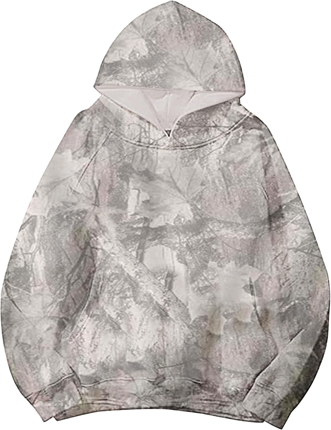 Maple Leaf Camo Hoodie - Cozy Oversized Style