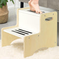 WOOD CITY Kids Step Stool for Toddler - Safe and Stylish Design