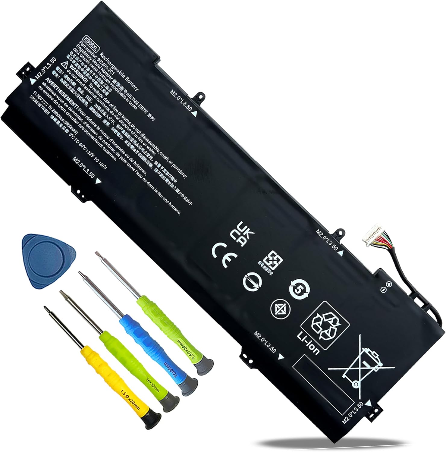KB06XL Battery Replacement for HP Spectre X360 Series Laptops