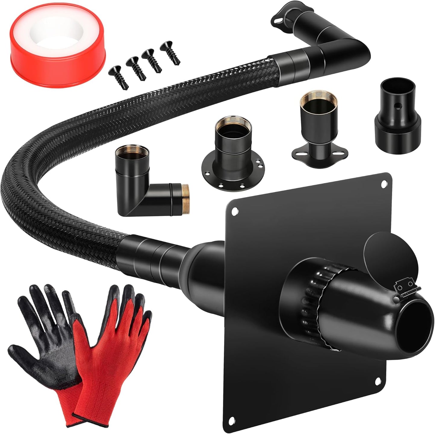 2025 Upgrade Generator Exhaust Extension Silencer Kit for Safety