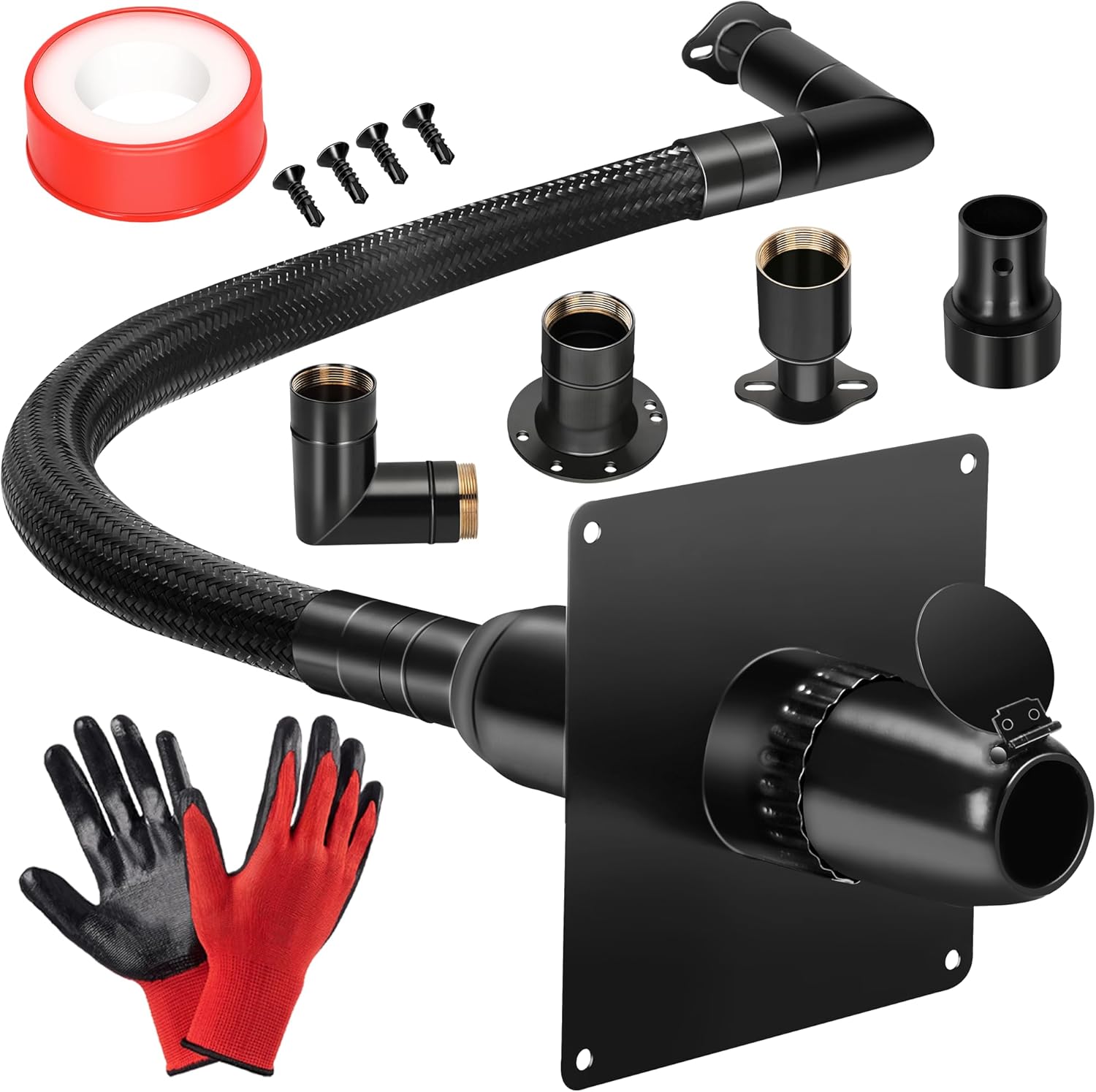 2025 Upgrade Generator Exhaust Extension Silencer Kit for Safety
