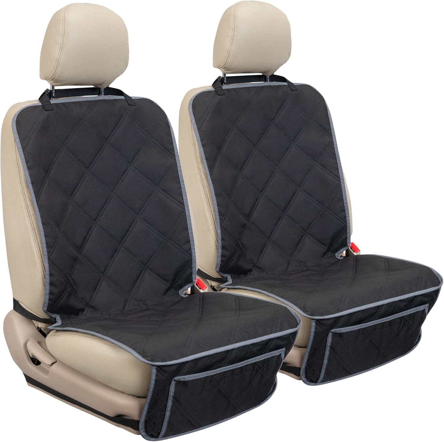 YESYEES Dog Front Seat Covers for Cars - Waterproof Protection