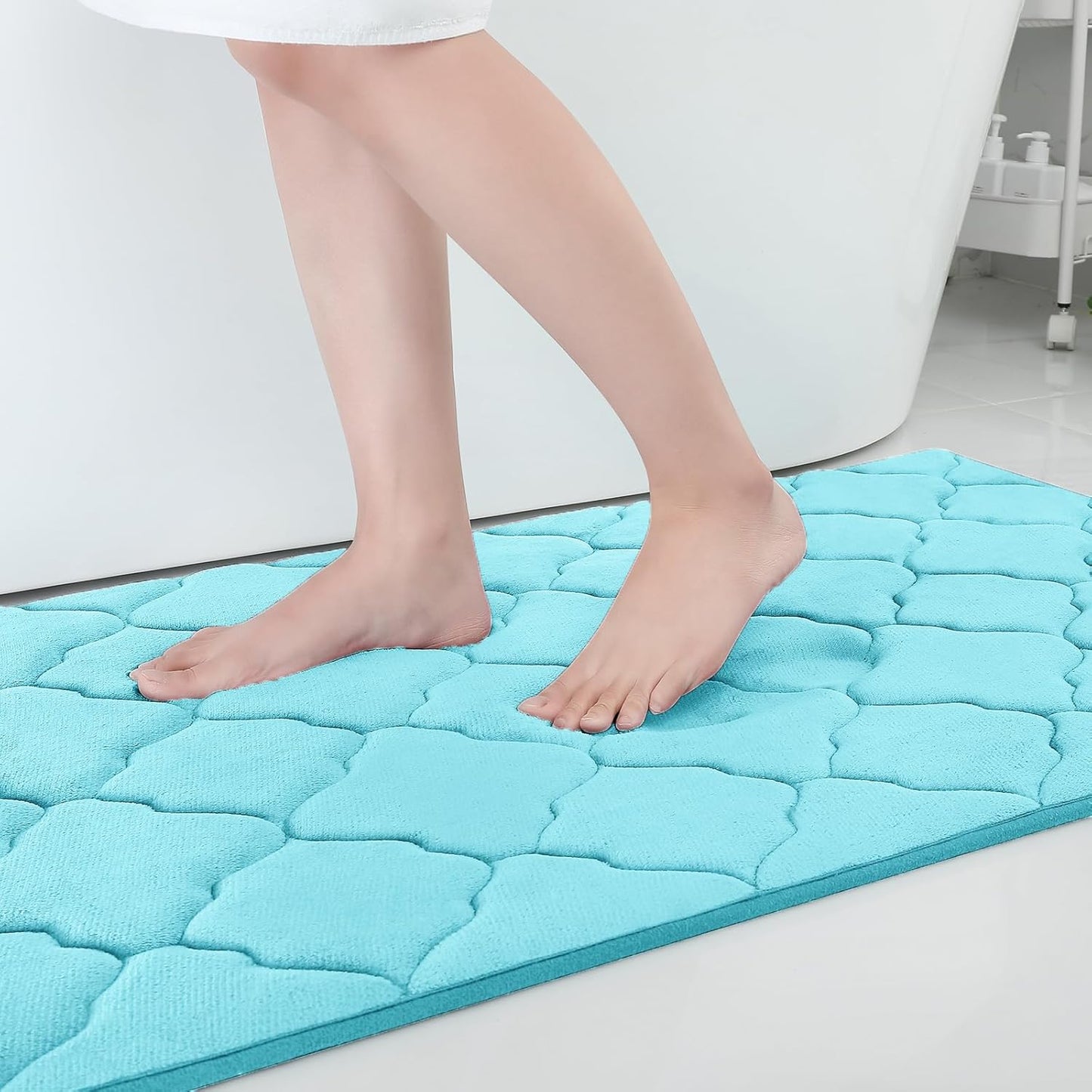 Memory Foam Bath Mat Rug 70x24 for Ultimate Comfort and Style