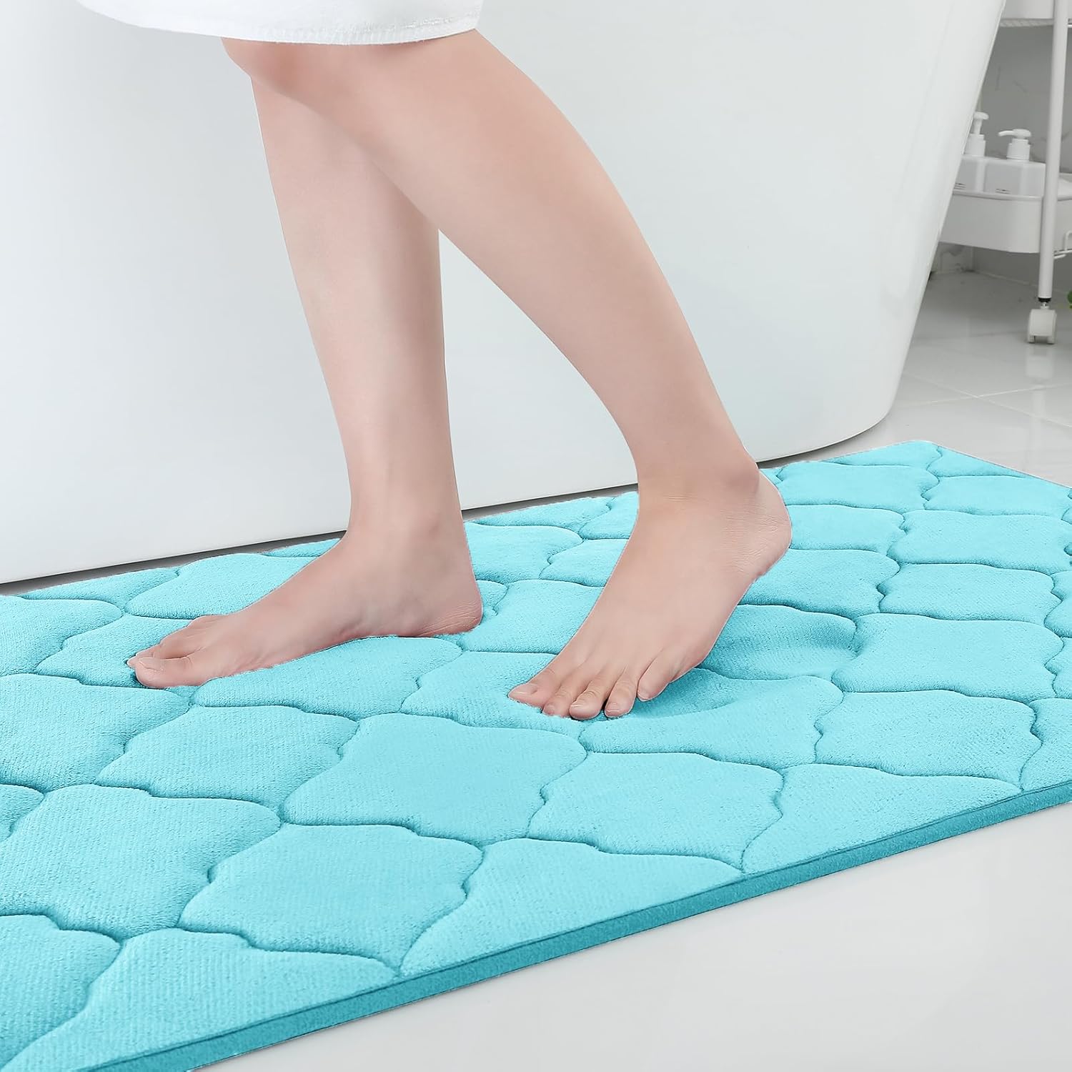 Memory Foam Bath Mat Rug 70x24 for Ultimate Comfort and Style