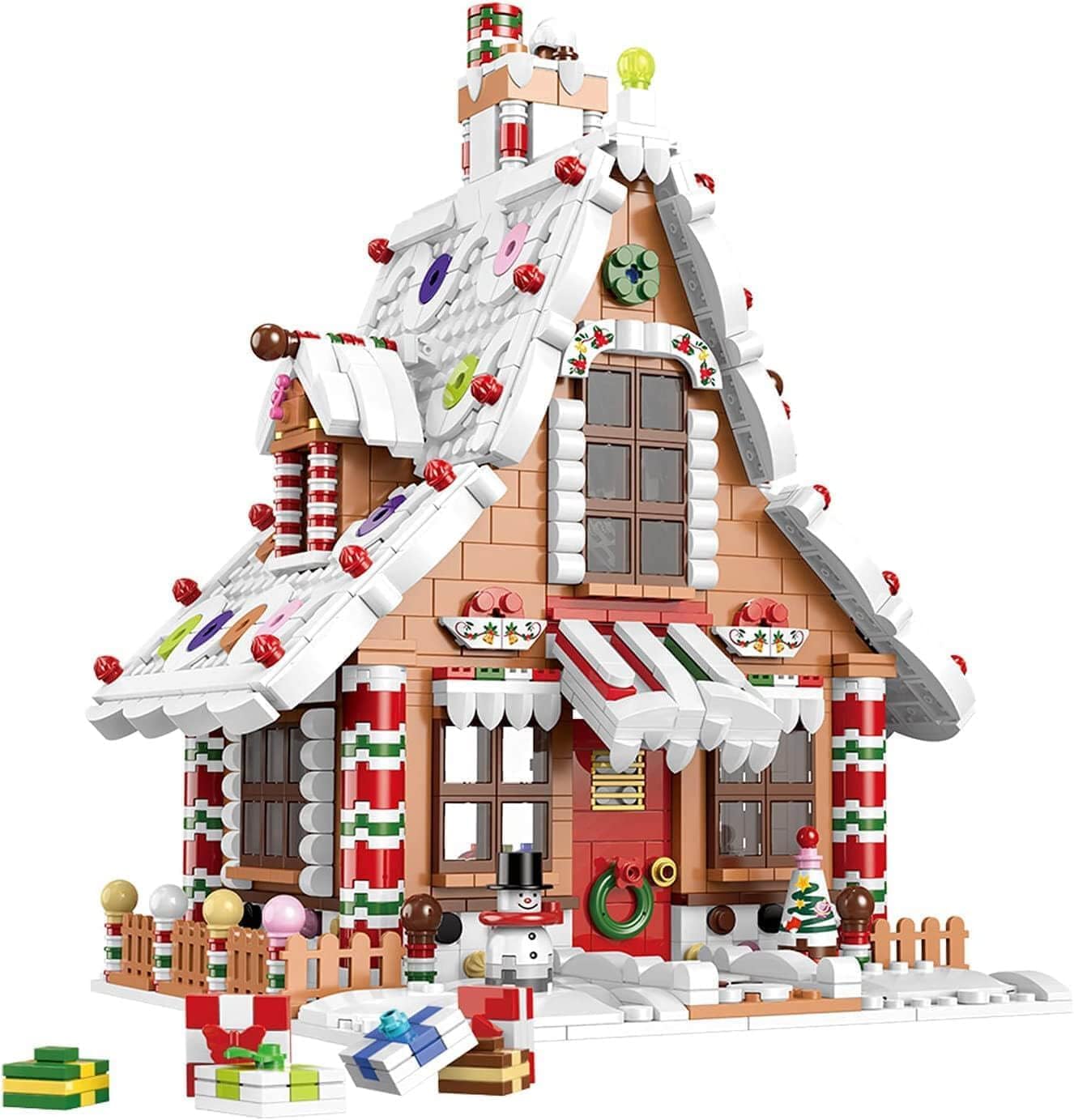 Christmas Gingerbread House Ornaments Building Set for All Ages