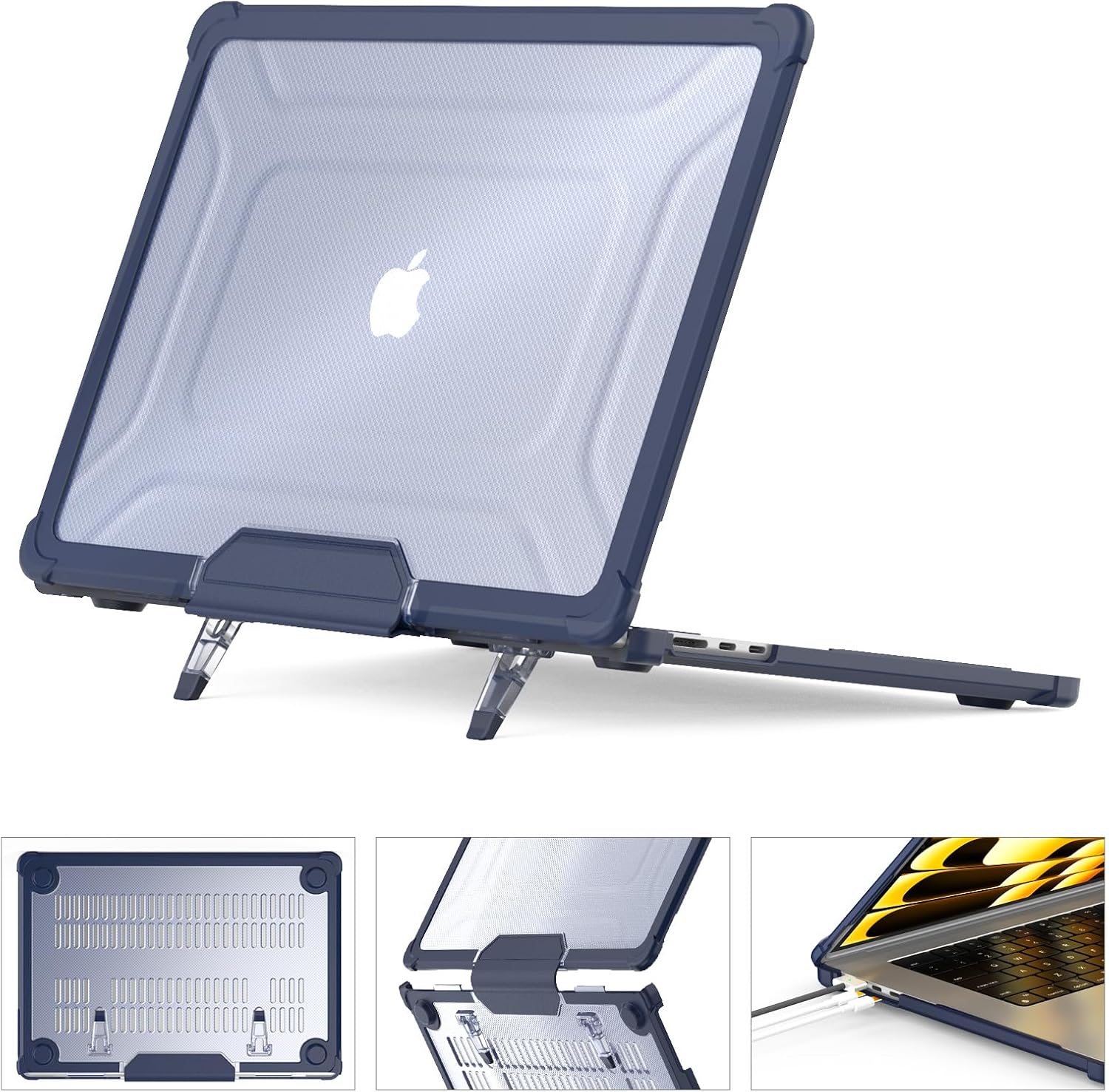 HXCASEAC Case for MacBook Air 15 inch 2023 2024 2025 Models