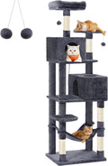 Feandrea Cat Tree 75.2 in Multi-Level Cat Tower - Vertical Playhouse