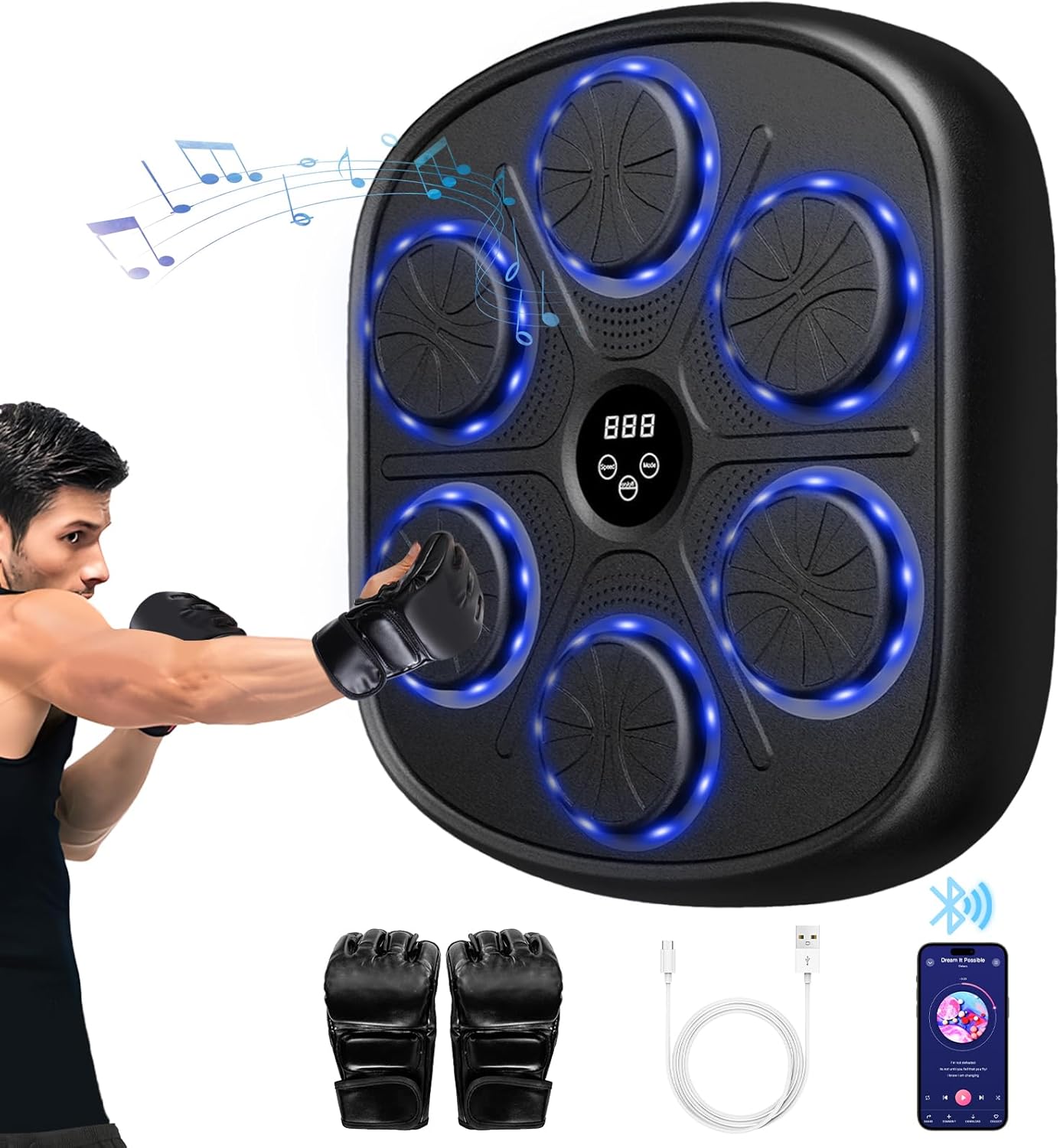 Bluetooth Wall Mounted Boxing Trainer