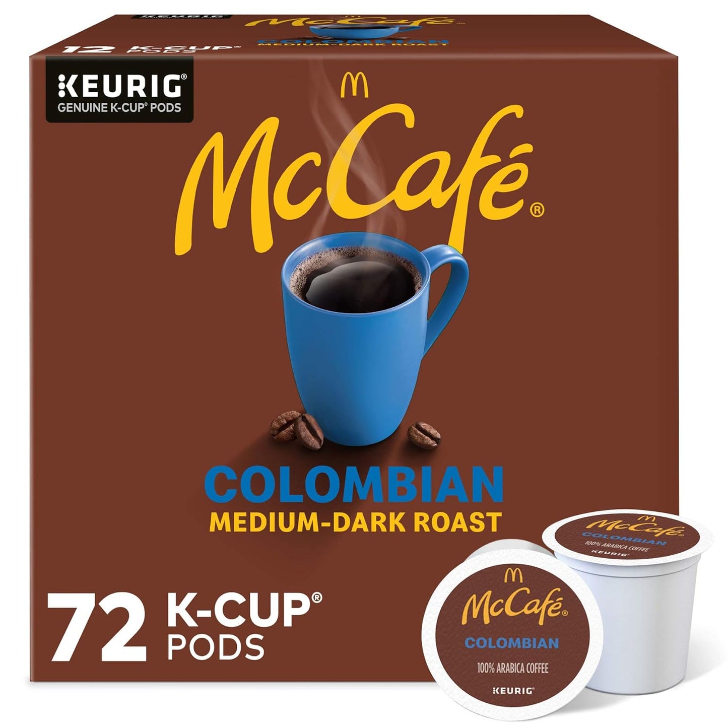 McCafe Colombian Medium Roast K-Cup Pods for Keurig Machines