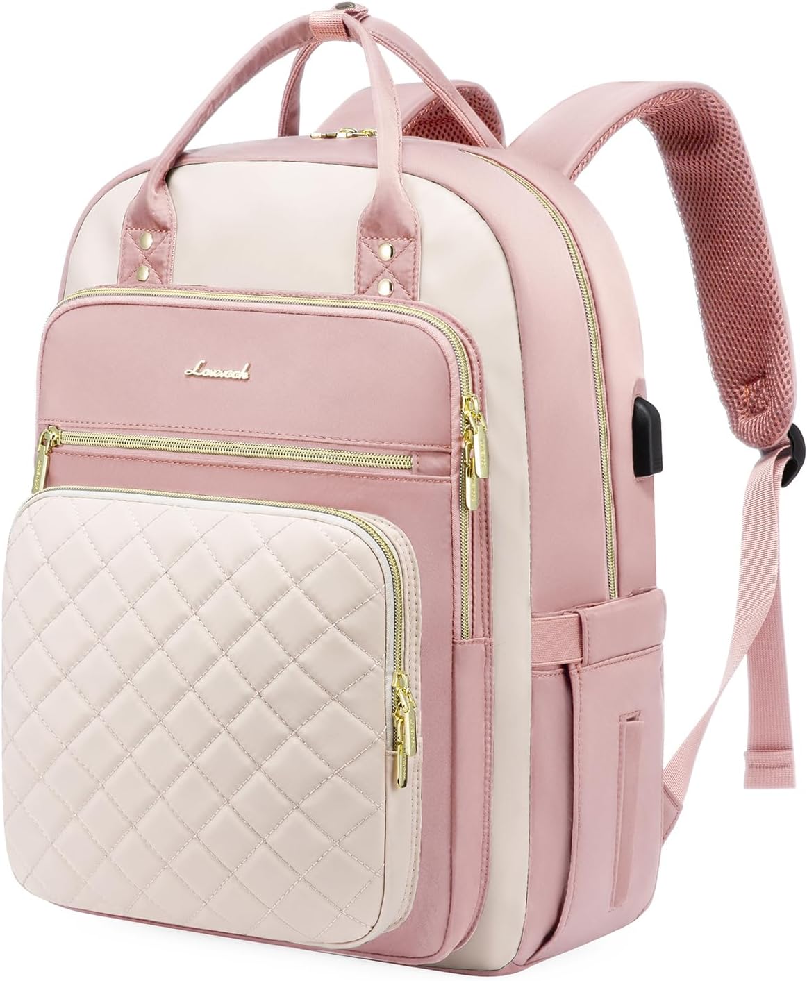 LOVEVOOK Laptop Backpack Purse for Women with USB Port