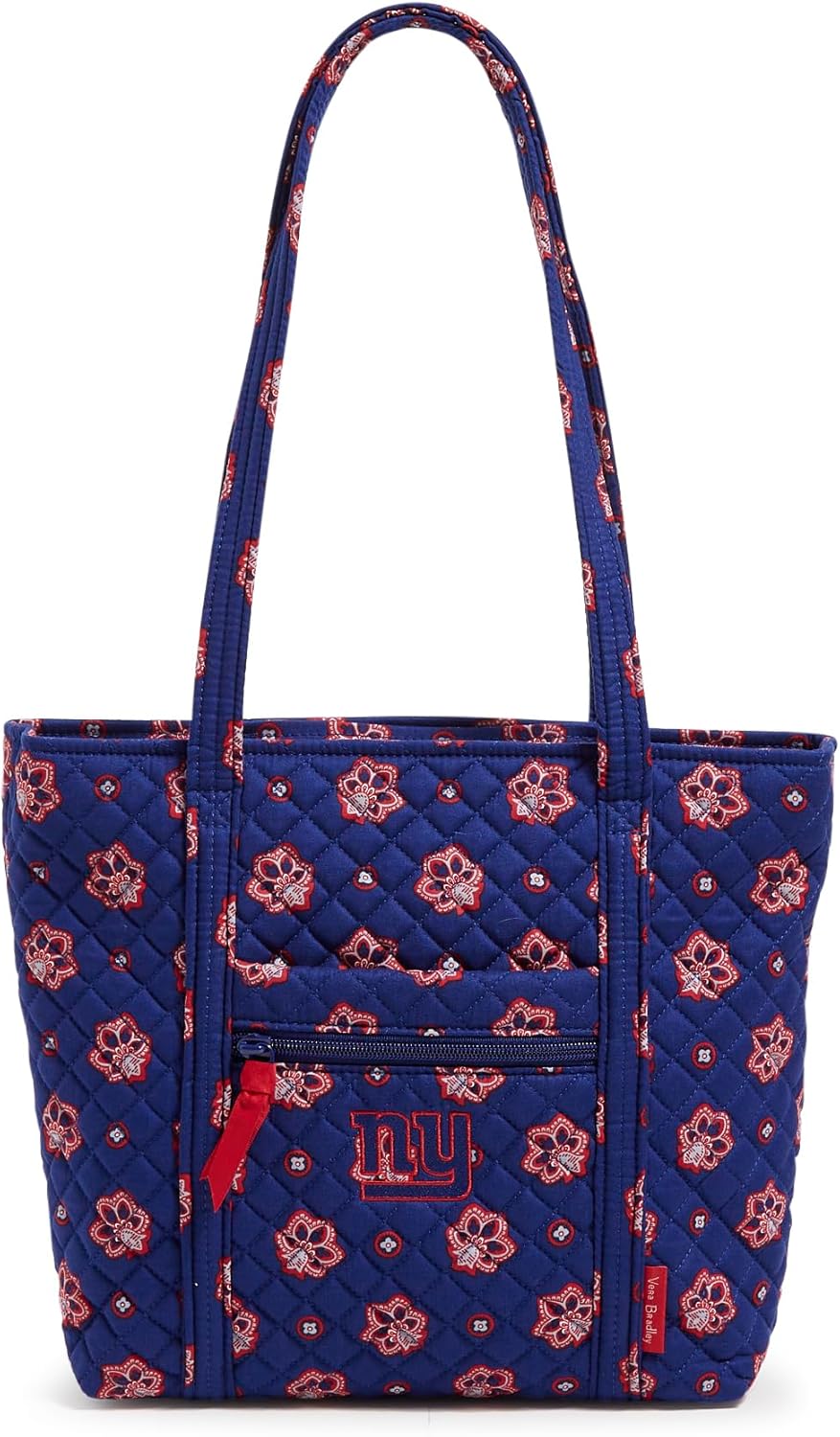 Vera Bradley Women's NFL Small Tote Bag for Team Spirit Lovers