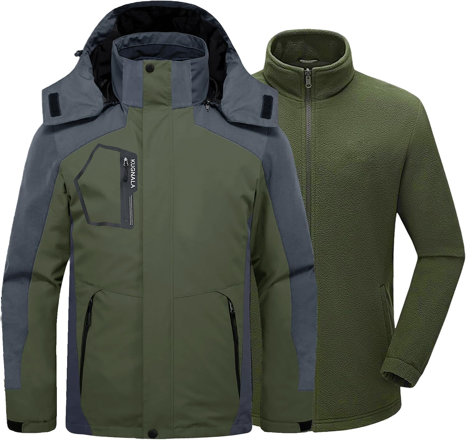 Kugnala 3-in-1 Men's Ski Jacket | Waterproof & Warm