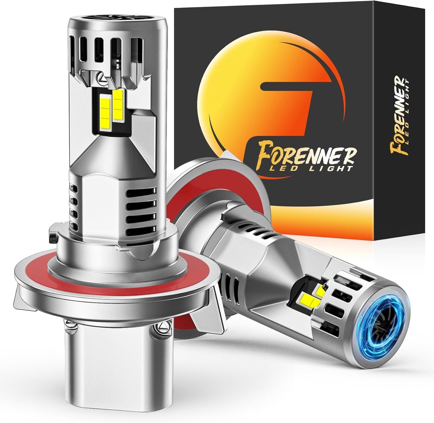 forenner Upgraded H13 LED Bulb - 40000 Lumen Brightness