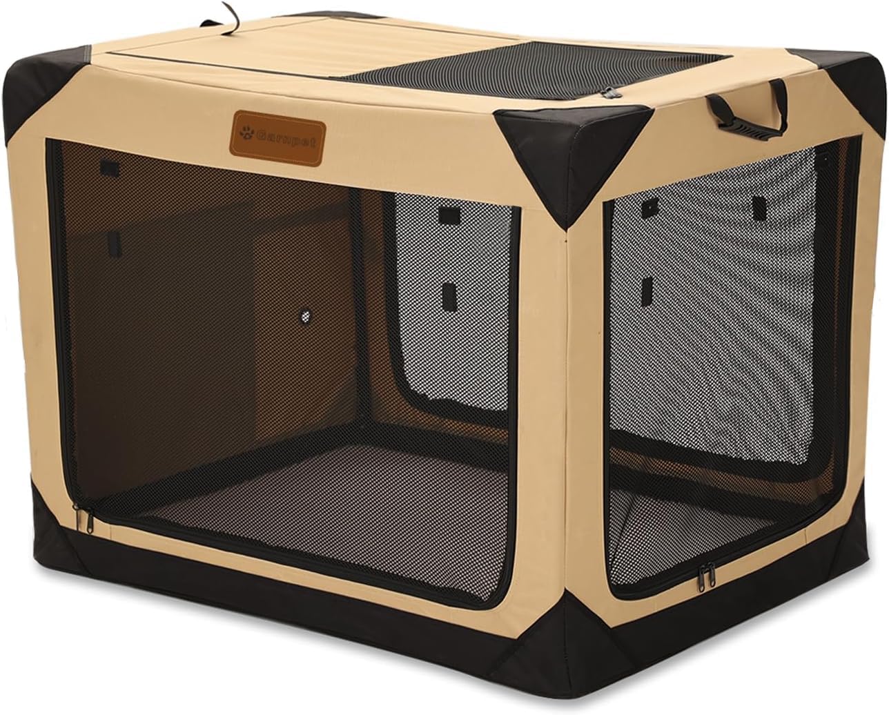 36 Inch Collapsible Soft Dog Crate for Large Dogs - Portable