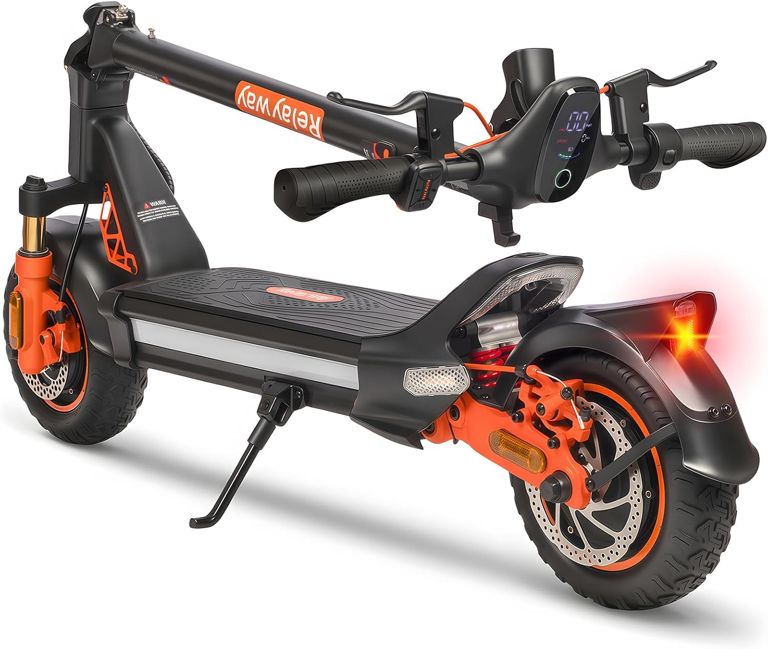 Off Road Electric Scooter Long Range with Dual Suspension Power