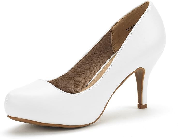 DREAM PAIRS Tiffany Women's Elegant Versatile Low Stiletto Pumps