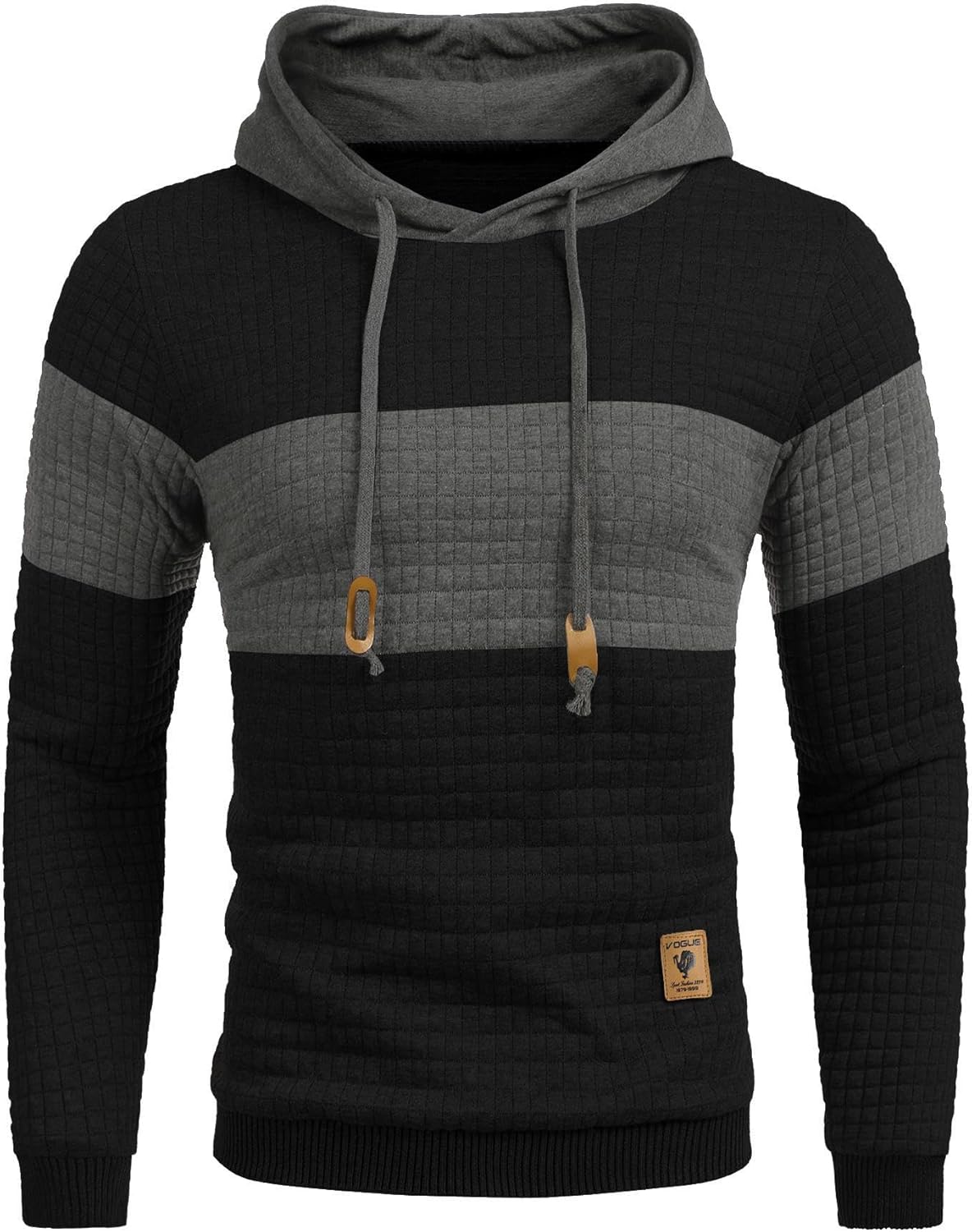 Stylish COOFANDY Mens Hooded Sweatshirt for Casual Wear