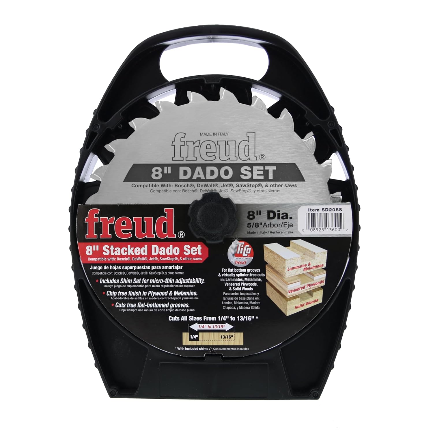 Freud SD208S 8 Inch Diameter Stacked Carbide Pro Dado Set Review