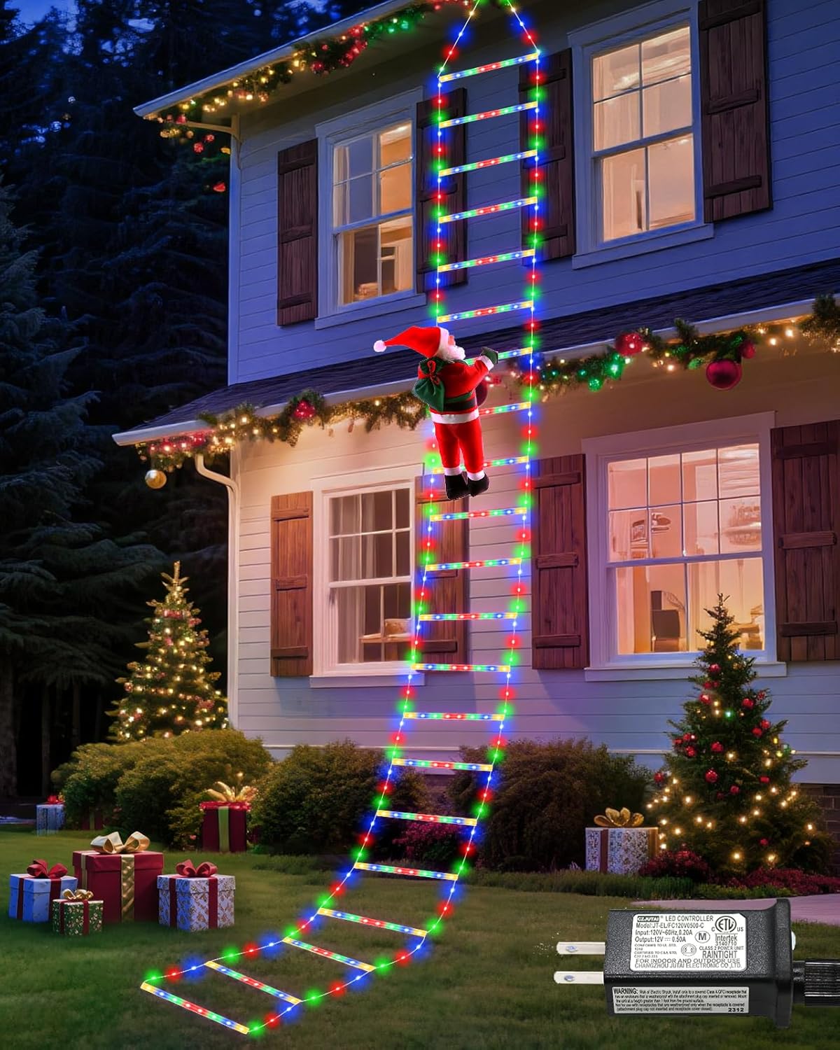338 LED Christmas Lights for Indoor Outdoor Holiday Decor