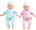 Mine to Love Twins Luke & Lucy 15in Baby Dolls - Ideal First Dolls