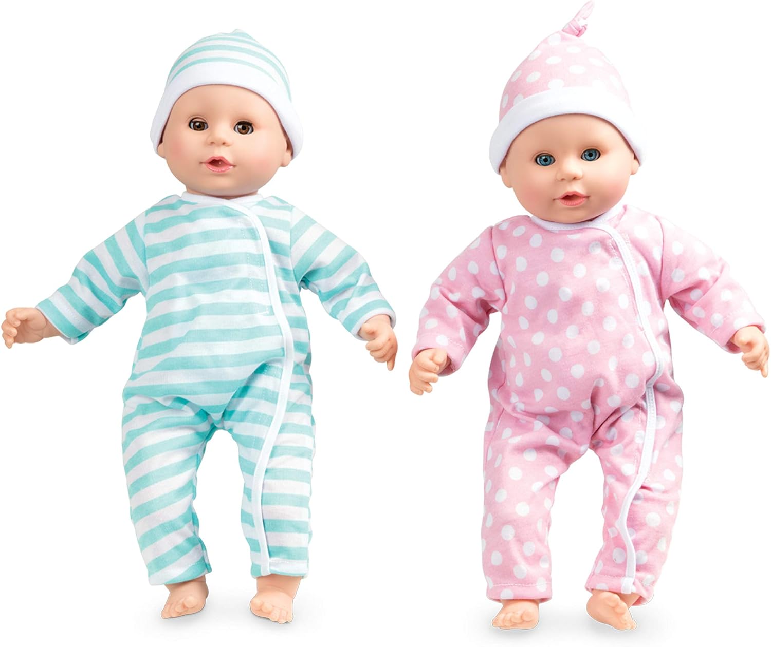 Melissa & Doug Twin Baby Dolls - Perfect First Dolls!