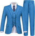Boys Formal 5-Piece Slim Fit Suit Set for Teens and Kids
