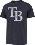 Tampa Bay Rays Distressed Imprint Logo Short Sleeve T-Shirt
