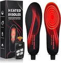 Rechargeable Heated Insoles for Men Women - Foot Warmers for Winter