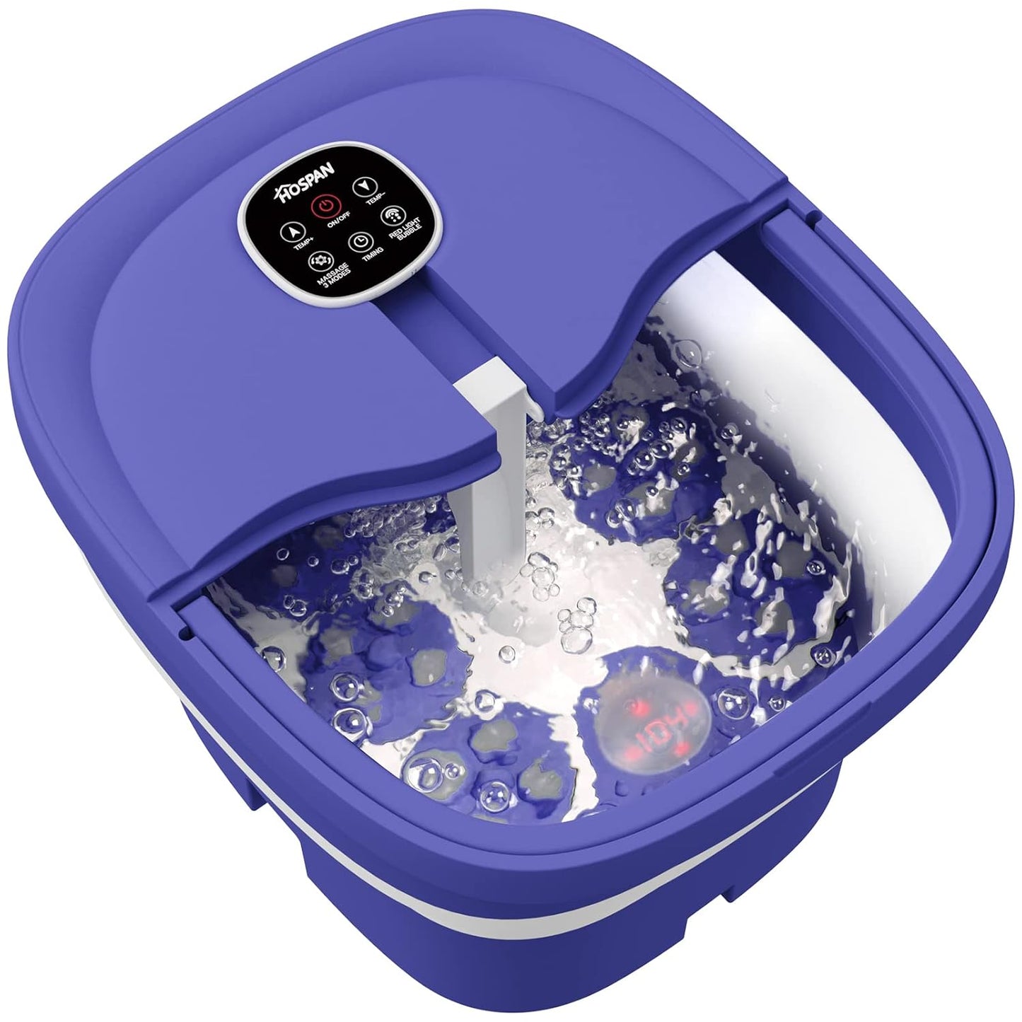 HOSPAN Collapsible Foot Spa with Heat and Massage for Relaxation