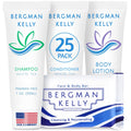 BERGMAN KELLY Hotel Toiletries Bundle 4-Piece Set - White Tea Scent
