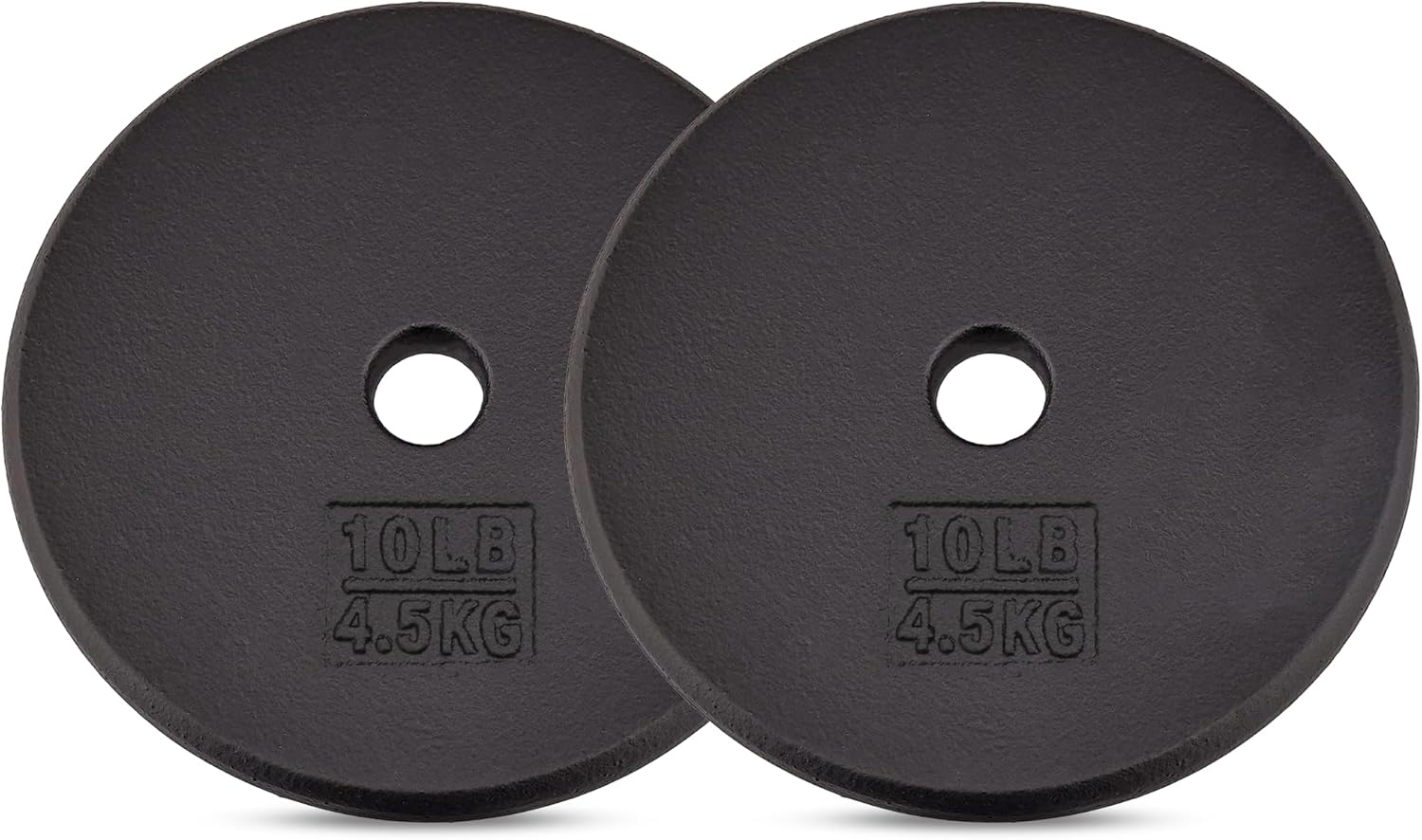 Yes4All Standard Cast Iron Weight Plates for Strength Training