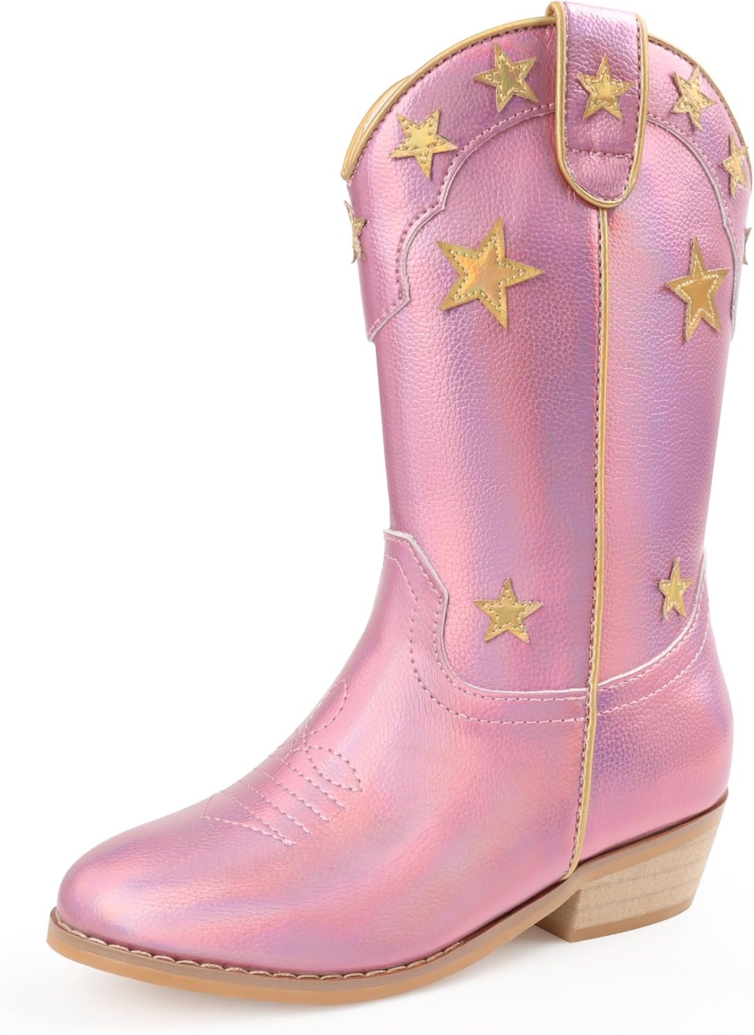 Toddler Boots Girl Side Zipper Lace Up Combat Boots for Kids
