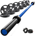 RitFit 6ft Olympic Barbell Set 275LB Total - Durable Home Gym