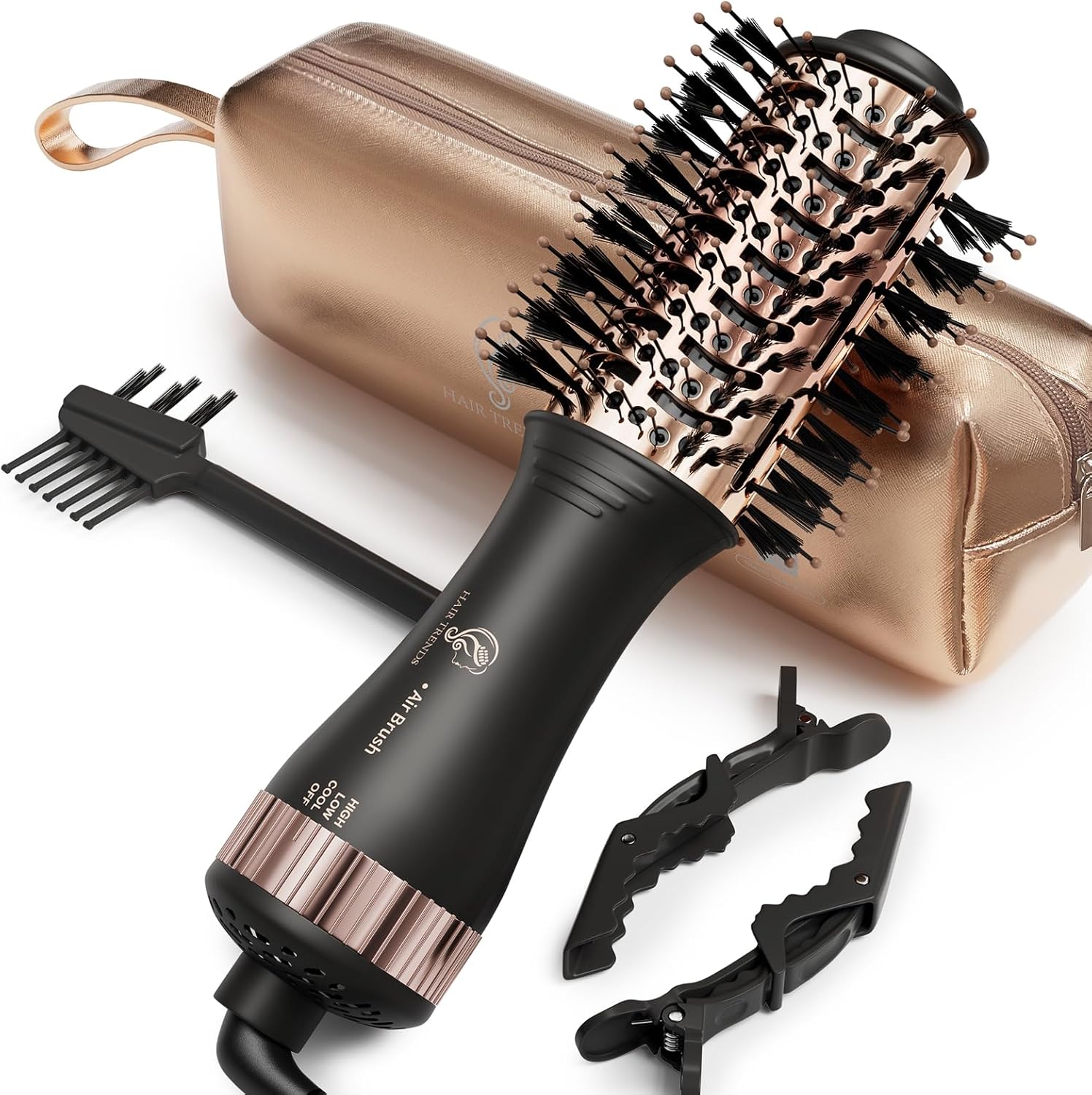 Dual Voltage Mini Hair Dryer Styler - Euro Travel Essential