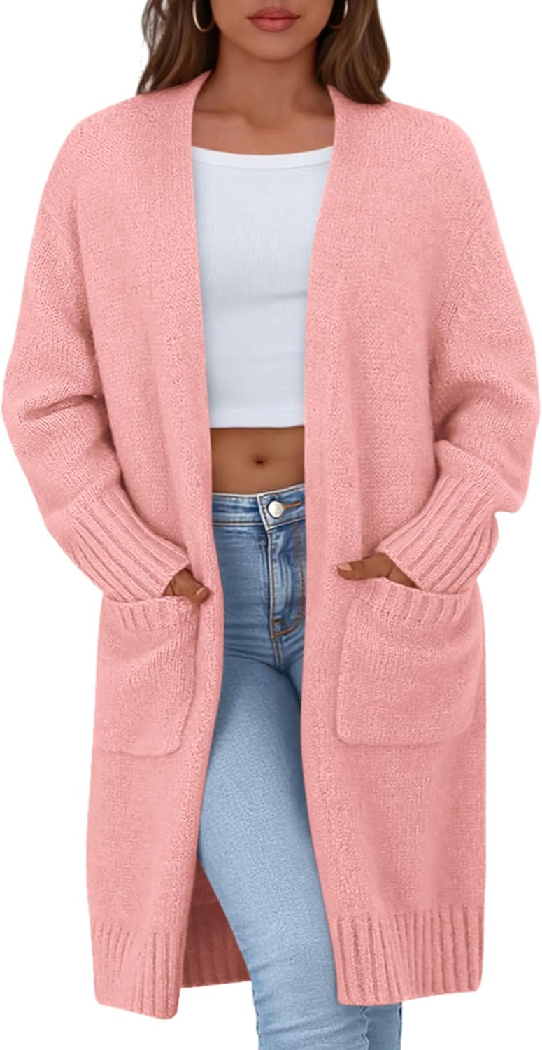 PRETTYGARDEN Fall Long Sleeve Cardigan Sweaters for Women