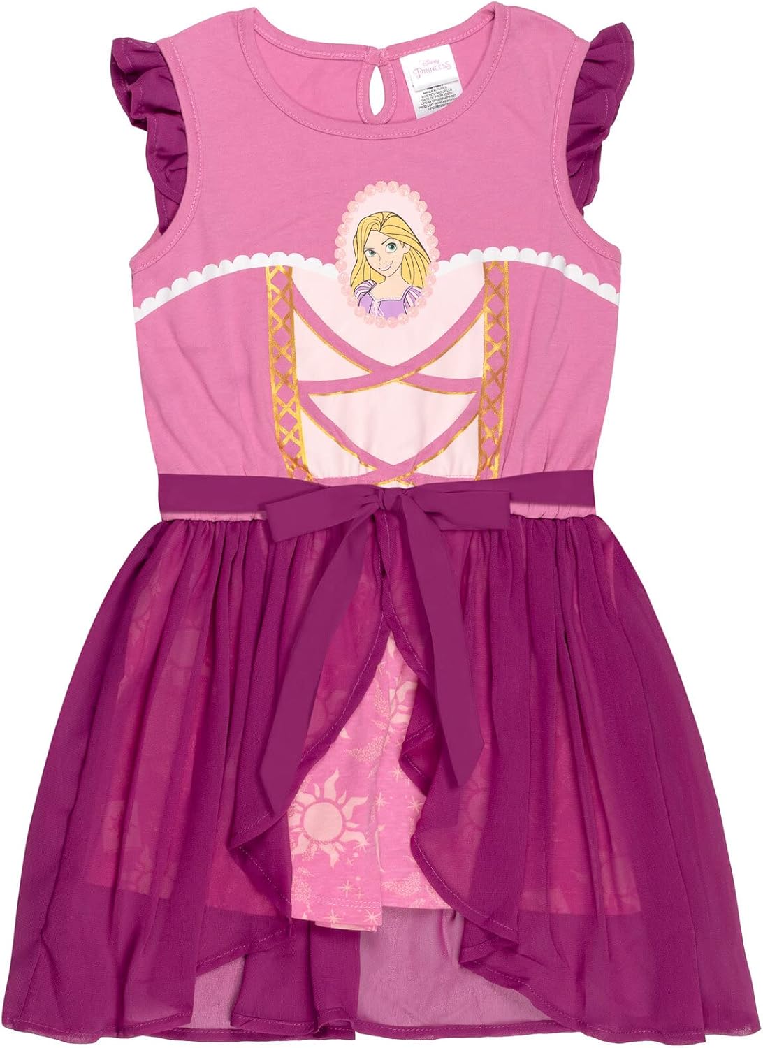Disney Princess Girls Romper With Skirt Overlay for Kids