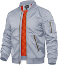 TACVASEN Men's Bomber Jacket - Warm Lightweight Windbreaker