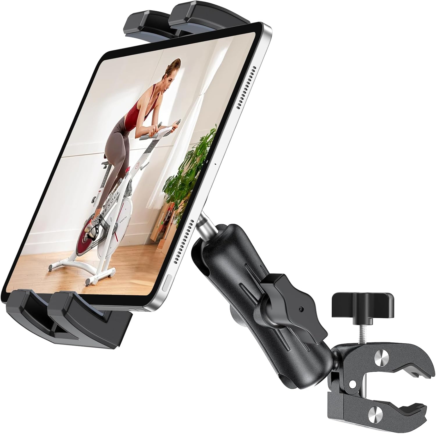 Treadmill Tablet Holder for iPad and Phones - Versatile Mount