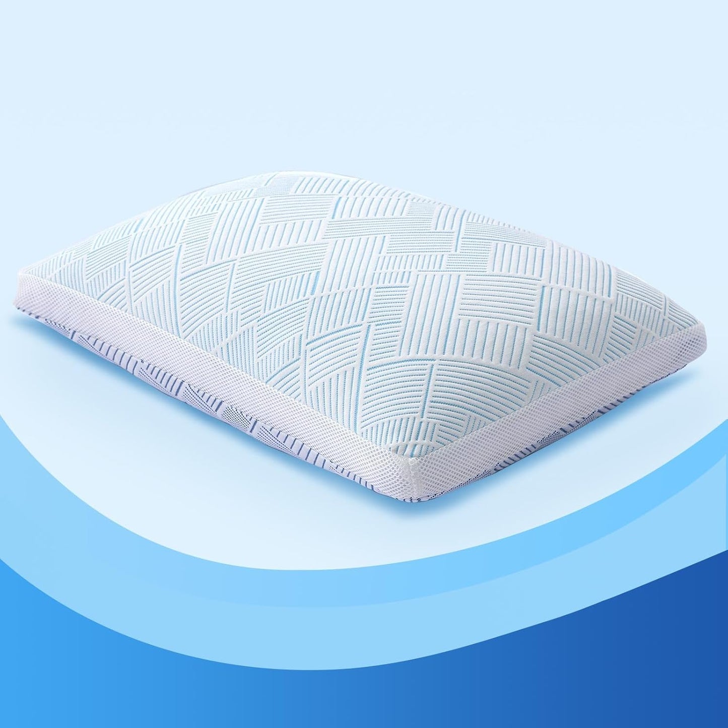 Shredded Memory Foam Cooling Bamboo Viscose Pillow for Sleepers