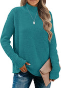 MEROKEETY Women's Autumn Turtleneck Sweater for Cozy Days