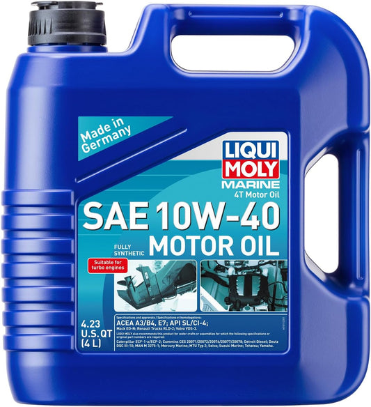 LIQUI MOLY Marine 4T Motor Oil SAE 10W-40 for Optimal Performance