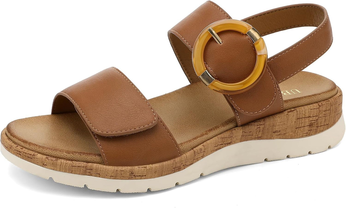 UBFEN Womens Flat Sandals with Arch Support for Summer Comfort