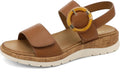 UBFEN Womens Flat Sandals Arch Support Open Toe - Comfortable