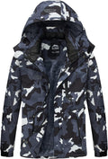 ELLSWOS Men's Waterproof Ski Jacket Winter Snow Coat (Style MLLH)