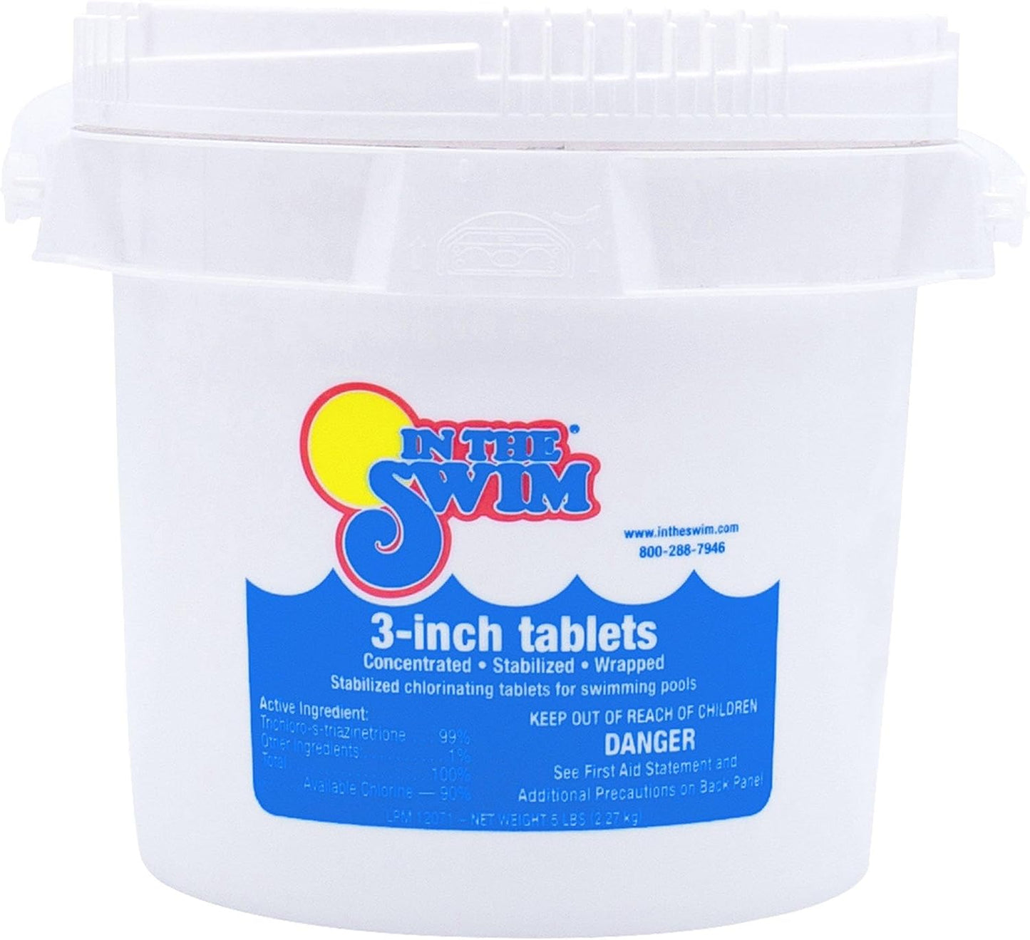 3 Inch Stabilized Chlorine Tablets for Cleaner, Safer Pools