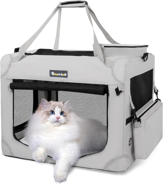 Large Cat Carrier for Travel with Safety and Comfort Features