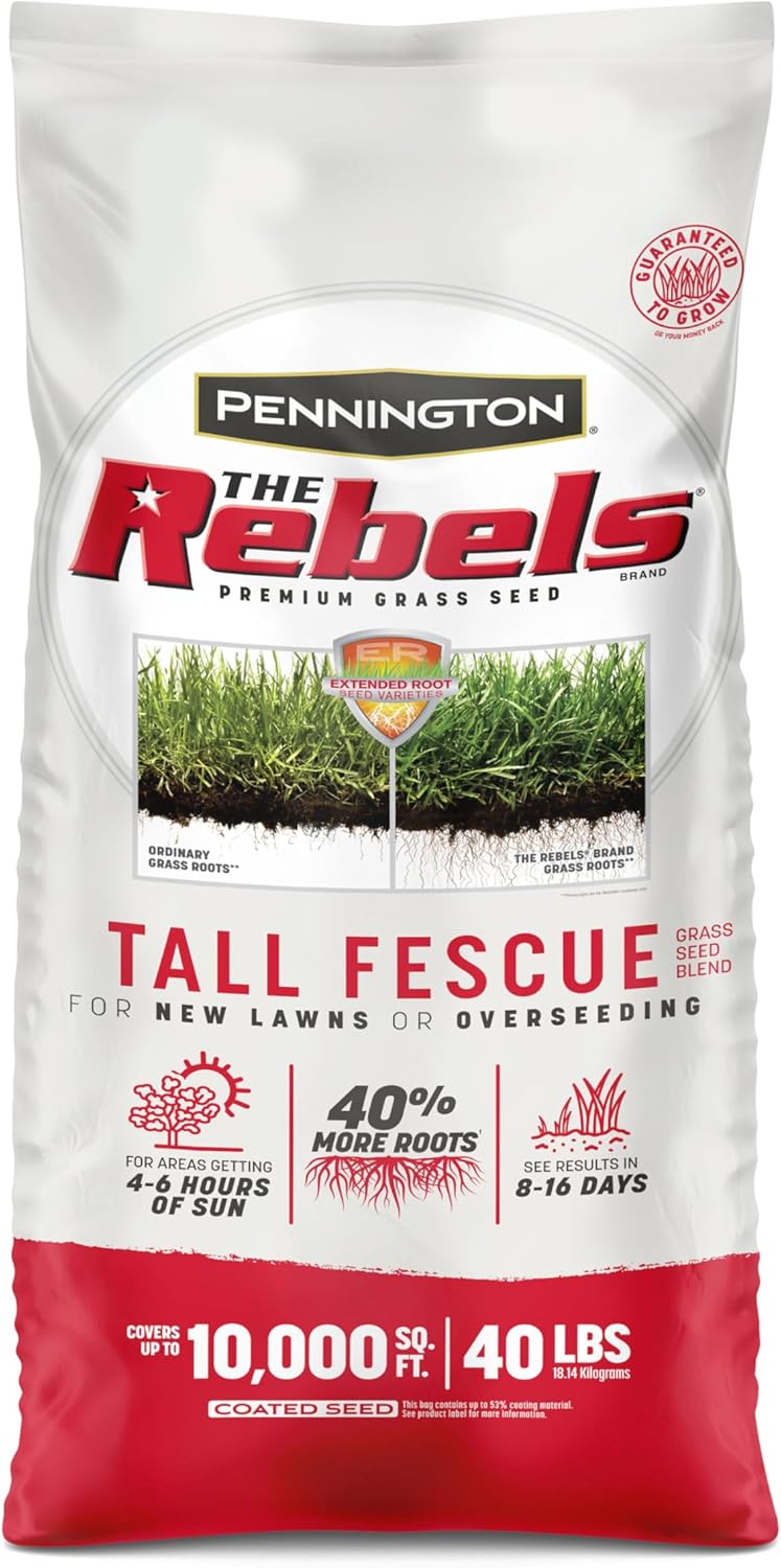 Pennington The Rebels Tall Fescue Grass Seed Mix for Lush Lawns